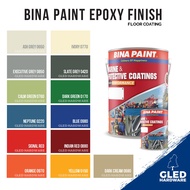 Floor Paint - Bina Paint EF 6200 Epoxy Finish (5L) - Cat Lantai