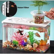 Fish Tank Accessories Aquarium Plants Set, Colorful Fish Tank Artificial Plants