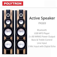 Speaker Aktif Polytron Pas 69 Bluetooth Garansi Super Bass Usb Mic Kar