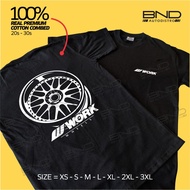 [BND] Work VS Rim T-Shirt - T-Shirt Work Wheels T-Shirt Automotive T-Shirt Men's Distro T-Shirt