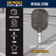 Six Zero Quartz Pickleball Paddle - Prasiolite / Citrine / Amethyst / Smoky / Rose / Crystal (15mm)
