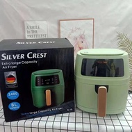 8L silver crest air fryer Household Multifunctional air fryer Touch Screen Smart Electric fryer