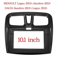 10 Inch Car Frame Fascia Adapter Android Radio Dash Fitting Panel Kit For Renault Logan Sandero Dust