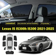 【READY STOCK】  Car Coverage Sunshades For Lexus IS IS300h IS300 2021-2025 Mesh Net Visors Sun Shade 
