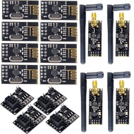 JoohcUngir 8pcs NRF24L01+ 2.4GHz Wireless RF Transceiver Module and 4pcs NRF24L01+PA+LNA Wireless Tr
