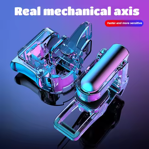 2pcs Mobile Gaming Controller GT01 Phone Game Trigger for PUBG Aim Shooting L1 R1 Key button for iPh