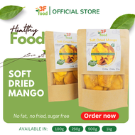 3F FOOD DELICIOUS DRIED MANGO Dried mango low in sugar 100g/250g/500g/1kg