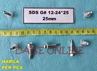 SKRUP GALVALUM SDS ( SELF DRILLING SCREW ) G #12*24*25 HARGA PER PCS