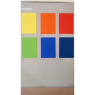 NEWEST TACO SHEET GLOSSY/GLOSSY RED, YEL, ORA (PVC SHEET)