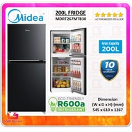 MIDEA 2 Door Frost Free Refrigerator Fridge 200L 240L 280L MDRT267MTB30 / MDRT306MTB30 / MDRT345MTB3