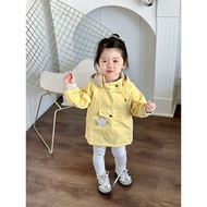 Baby Jacket Spring Autumn Cute Elf Hat Jacket Girls Spring Clothing 2026 New Style Windproof Jacket 