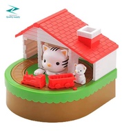 Piggy Bank for Kids, Electronic Cat House Coin Bank Cat & Mouse Money Bank Automatically Stealing Mo