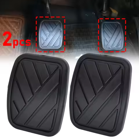 2Pcs Car Brake Clutch Pedal Pad Rubber Cover 49751-58J00 For Suzuki Swift Vitara Samurai Esteem SX4 