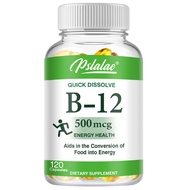 Vitamin B12 500 Micrograms, 60/120 Capsules [Pslalae]