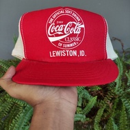 VINTAGE K0LA K0KA TWO TONE TRUCKER HAT