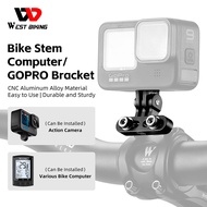 WEST BIKING Bicycle Computer Bracket Bicycle Camera Holder GOPRO Bracket Bike Speedometer Mount Bike GOPRO Mount