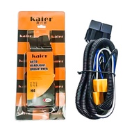 H11/H7/H4 Car Headlamp Wire Kit Lampu Besar Headlight Socket Relay Wira Iswara Saga Vios City Myvi A