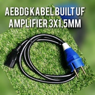 AEBDG KABEL POWER BUILT UP AMPLIFIER SUCOFINDO 3X1.5MM 1.5 METER - KABEL POWER AC AMPLIFIER