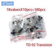 Commonly-used Transistor TO-92 A42 A92 2N5401 2N5551 S9013 S9014 9015 9018 A1015 C1815 Commonly-used