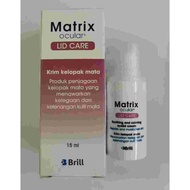 BRILL MATRIX OCULAR LID CARE CREAM 15ML FRANGRANCE FREE ALCOHOL FREE OIL FREE EYELID CARE DRY ITCHY 