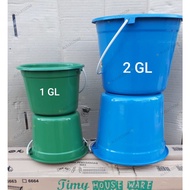 1 Gallon Plastic Bucket 2 Gallon Plastic Bucket/