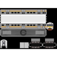 new Lembaran Pola Papercraft Krl Skala 50