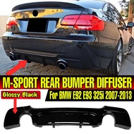 E92ตัวกระจาย Bemper Belakang E93สปอยเลอร์ติดขอบชุดสำหรับ BMW ของร่างกาย E93 325i M กีฬา2007-2013แผงเ