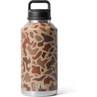YETI Rambler 64 oz Bottle, Vacuum Insulated, Leakproof, Stainless Steel with Chug Cap, Wetlands Camo