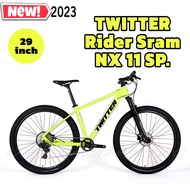 จักรยานเสือภูเขา TWITTER รุ่น RIDER SRAM NX 11Sp. 29นิ้ว