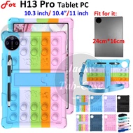 For H13 Pro Tablet PC Soft Silicone Stress Reliever Toys Case Stand Back Cover for iPad H13-Pro 10.3