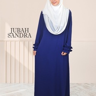 (NEW) TUDIAA JUBAH SANDRA Ruffle Plus Size / Plus Size Jubah / Jubah Muslimah Long Sleeve  (Baju Raya Aildilfitri 2023)