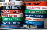 USA NBA basketball team sport equipment hard pian wristband bracelet 美國籃球隊 手帶手環手鈪 運動玩物hip hop 嘻哈配飾~ 