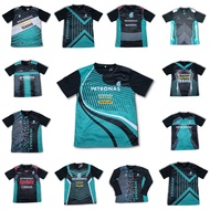 MEN- BAJU JERSEY PETRONAS MALAYSIA- T SHIRT (ROUND NECK) 2023