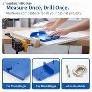 shandaizhi666ae 2Pcs Heavy Duty Pre-drilled Cabinet Door Guide Hole Alignment Tool for Home DIY Furn