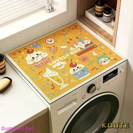 Dopamine Cute Cartoon Washing Machine Cover Pad Household Absorbent Sunscreen Diatom Mud Durable Pro