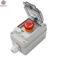 Button Box Stop Waterproof With Box 130*80*100mm 50mΩ Button E-Stop Push