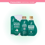 iWhite Korea Acne+ Sachets Facial Wash/Toner Essence/Aqua Moisturizer