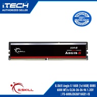 G.Skill Aegis 5 16GB (1x16GB) DDR5 6000 MT/s CL36-36-36-96 1.35V Desktop Memory | F5-6000J3636F16GX