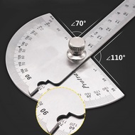 Protractor Penggaris Busur Derajat Measuring 14.5cm 180 Degree - PR180 - Silver