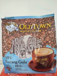 OldTown White Coffee Less Sugar Original Malaysia 15Sticks x 35Gram
