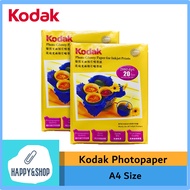Kodak A4 Photo Paper RC Glossy, Rough Satin, Ordinary Glossy, Linen