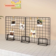 PEONYTWO Display Rack, with Base Grid Frame Storage Rack, Creative Grid Metal Desktop Stand For Grid