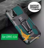 Casing HP OPPO A54 Model Baru Hard Case Klip Kesing Silicon Standing Case