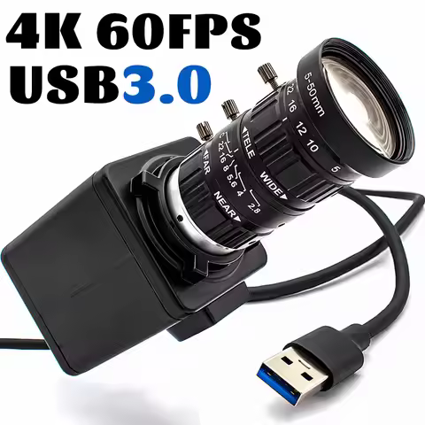 8MP USB Camera Ultral 4K IMX678 CMOS 60-Frame Industrial USB3.0 Camera Module 10X Zoom Plug Play UVC