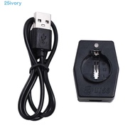 IVORY Button Battery Charger, Intelligent Charging Lightweight Lithium Coin Charger, Type-C Port Min