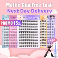 Moffie【SG OFFICIAL】Glue-Free False Eyelash | Self-Adhesive Eyelash | No Glue Lash | Magnetic Eyelash