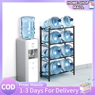 Water Gallon Rack Stand 3 4 5 Layer Water Dispenser Rack Stand Heavy Duty Pure Water Bucket Rack Steel Water Bottle Holder Organizer Water Container Gallon Jug Organizer Rack