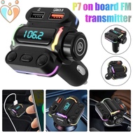 Car Bluetooth 5.0 FM Transmitter PD 20W Type-C Dual USB Fast Charger Wireless Bluetooth Audio Adapter SHOPQJC8212