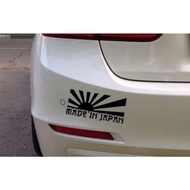 sticker made in japan rising sun/ cutting sticker
