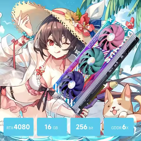 YESTON GeForce RTX 4080 Graphics Card 16G 256bit GDDR6X RTX4080 - 16G D6X Sugar YA GAMING Video Card